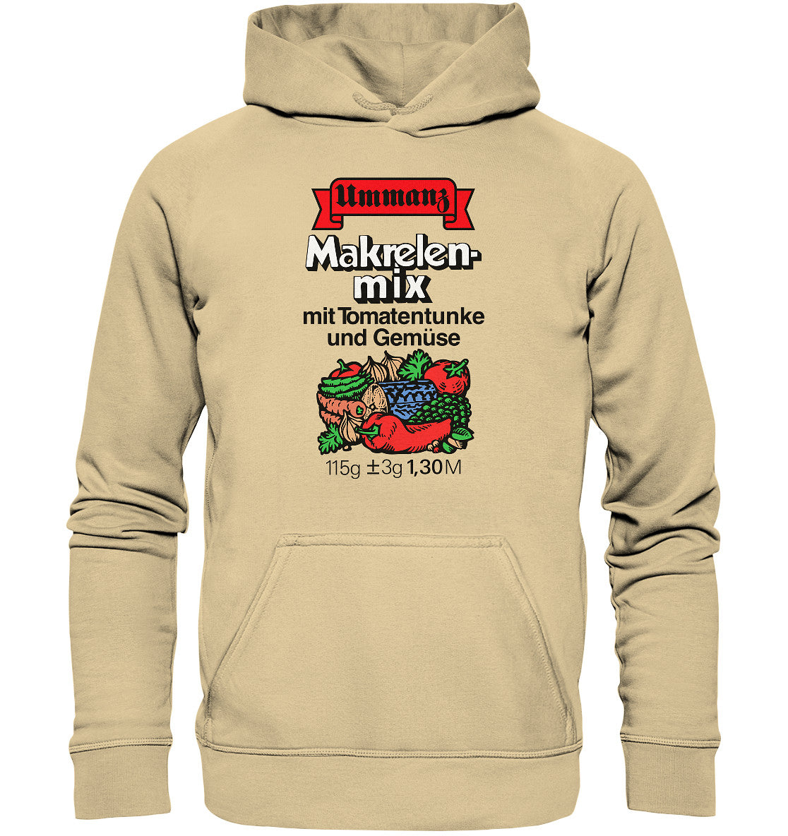 DDR Ostalgie Kapuze / Hoodie Unisex • UMMANZ - MAKRELENMIX