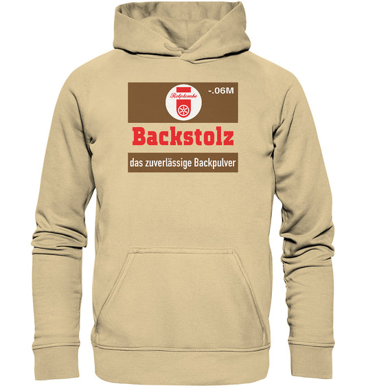 DDR Ostalgie Kapuze / Hoodie Unisex • BACKSTOLZ BACKPULVER