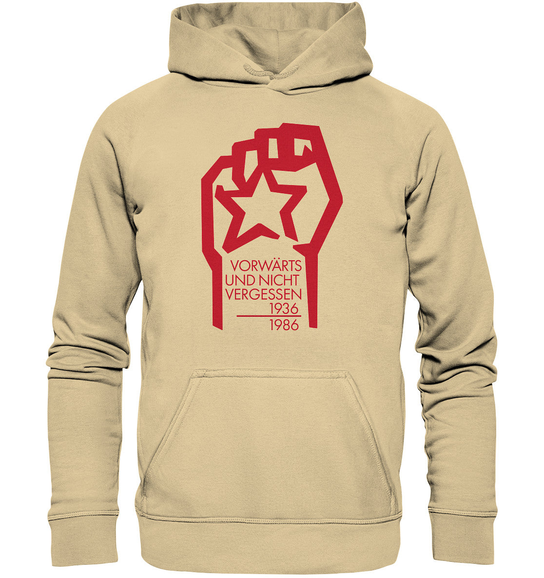 DDR Ostalgie Kapuze / Hoodie Unisex • 1936-1986 SPANISCHER BÜRGERKRIEG