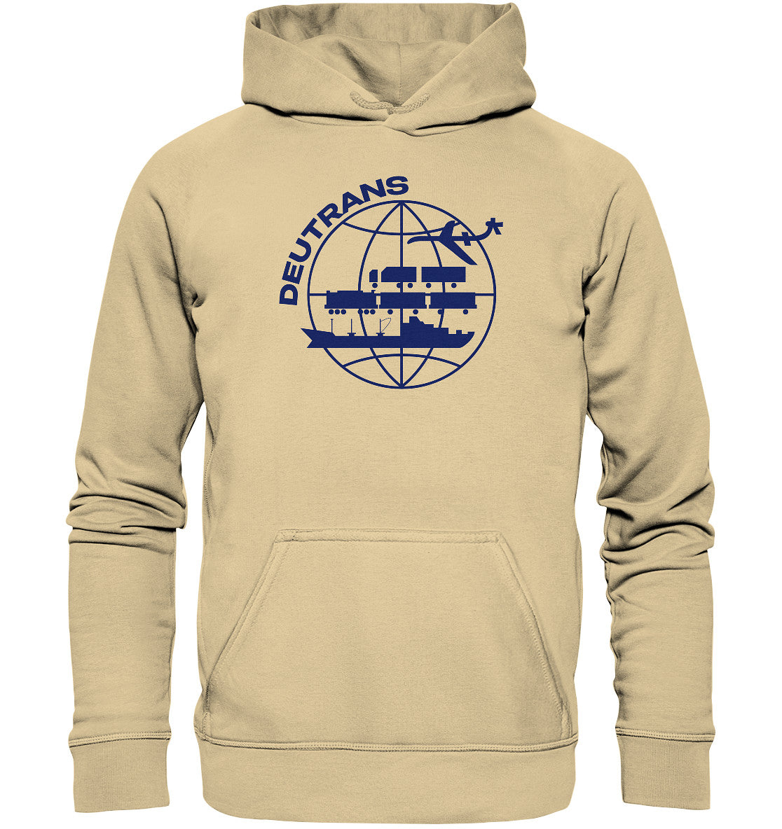 DDR Ostalgie Kapuze / Hoodie Unisex • DEUTRANS - DEUTSCH-RUSSISCHE TRANSPORT-AKTIENGESELLSCHAFT