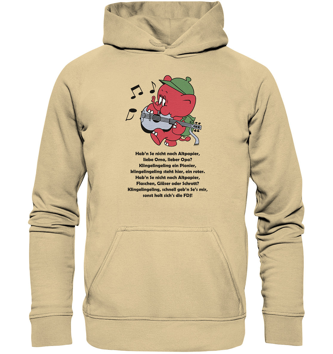 DDR Ostalgie Kapuze / Hoodie Unisex • SERO EMMY - HAB'N SE NICH NOCH ALTPAPIER