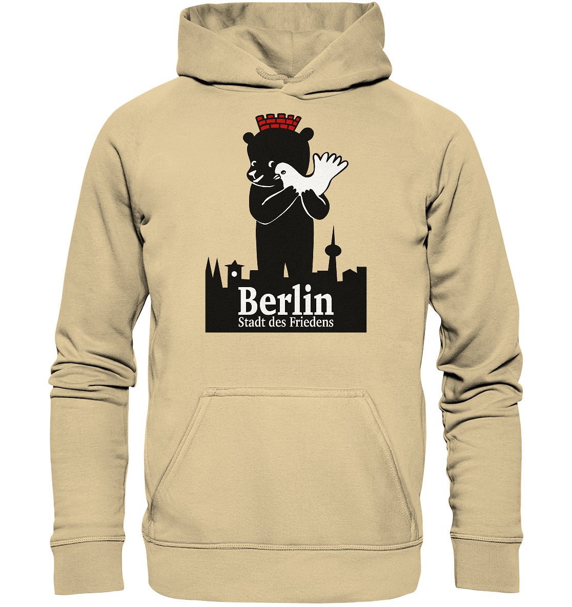 DDR Ostalgie Kapuze / Hoodie Unisex • BERLIN - STADT DES FRIEDENS - PLAKAT 1984