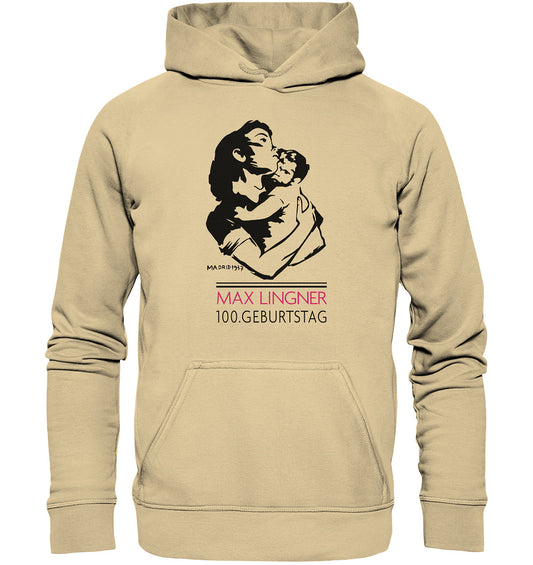 DDR Ostalgie Kapuze / Hoodie Unisex • 100. GEBURTSTAG MAX LINGNER
