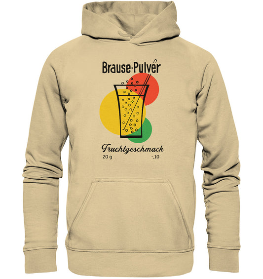 DDR Ostalgie Kapuze / Hoodie Unisex • BRAUSE-PULVER FRUCHTGESCHMACK