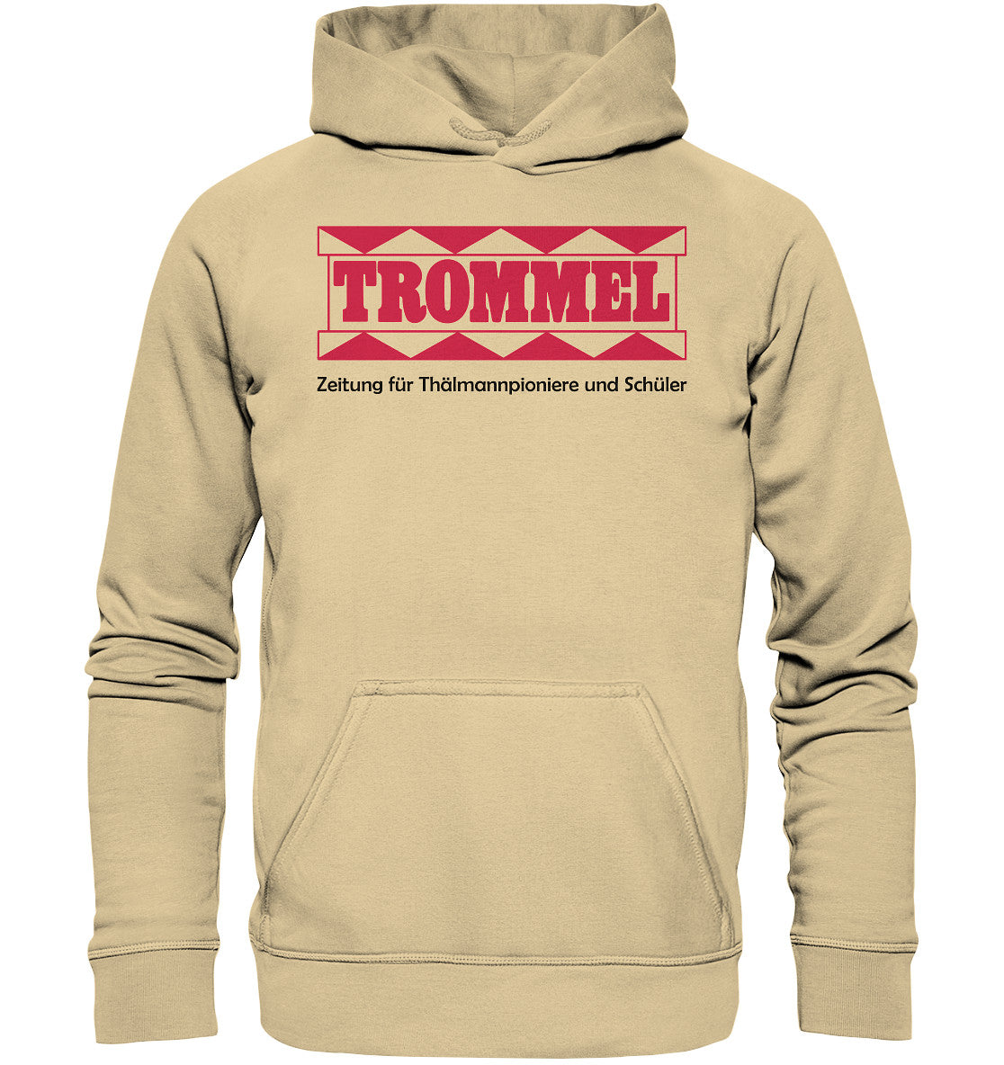 DDR Ostalgie Kapuze / Hoodie Unisex • PIONIERZEITUNG TROMMEL