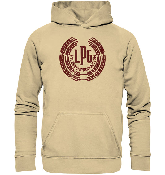 DDR Ostalgie Kapuze / Hoodie Unisex • LPG PFLANZENPRODUKTION - HELL