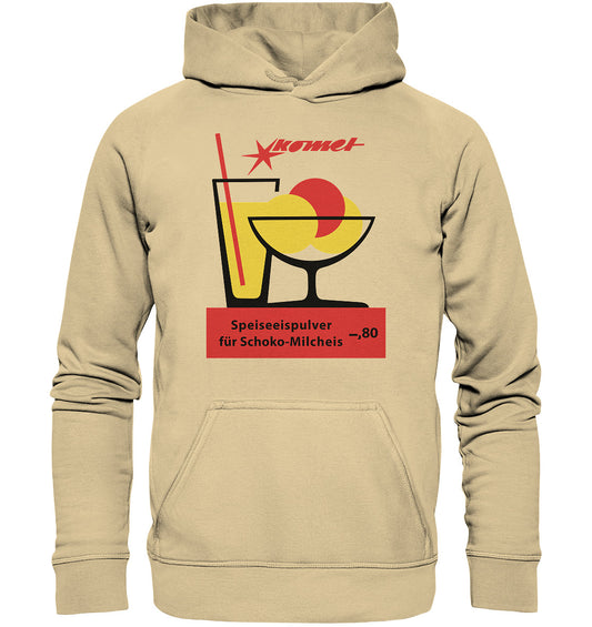 DDR Ostalgie Kapuze / Hoodie Unisex • KOMET SPEISEEISPULVER