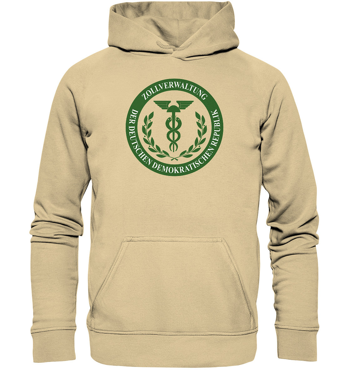 DDR Ostalgie Kapuze / Hoodie Unisex • ZOLLVERWALTUNG DER DDR