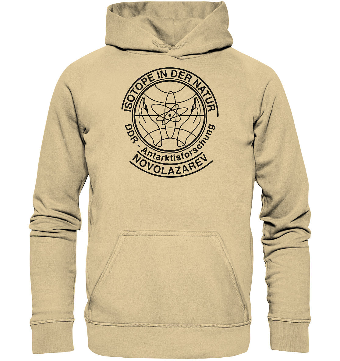 DDR Ostalgie Kapuze / Hoodie Unisex • ISOTOPE IN DER NATUR, DDR-ANTARKTISFORSCHUNG