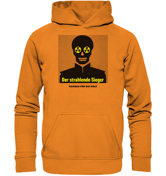 DDR Ostalgie Kapuze / Hoodie Unisex • DER STRAHLENDE SIEGER - FRIEDEN FÜR DIE WELT!