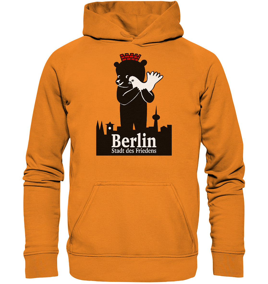 DDR Ostalgie Kapuze / Hoodie Unisex • BERLIN - STADT DES FRIEDENS - PLAKAT 1984