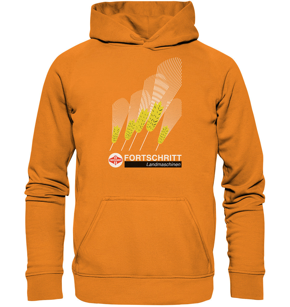 DDR Ostalgie Kapuze / Hoodie Unisex • FORTSCHRITT LANDMASCHINEN - PLAKATMOTIV