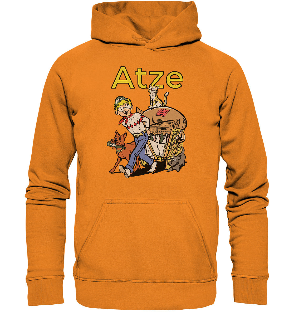 DDR Ostalgie Kapuze / Hoodie Unisex • ATZE - TITEL ALTSTOFFE