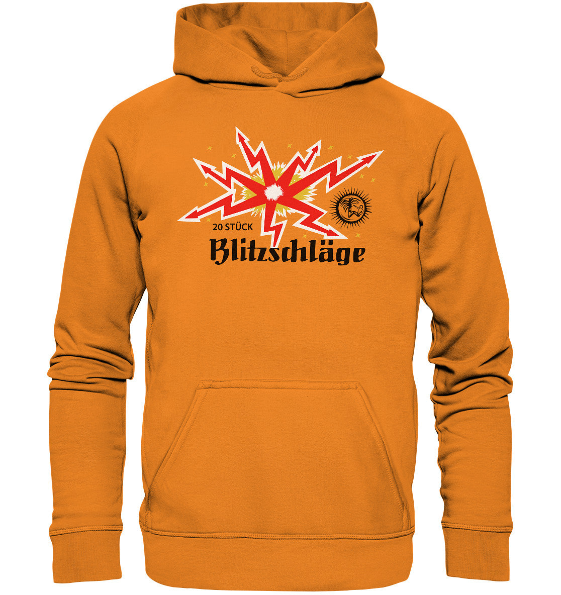 DDR Ostalgie Kapuze / Hoodie Unisex • BLITZSCHLÄGE BÖLLER
