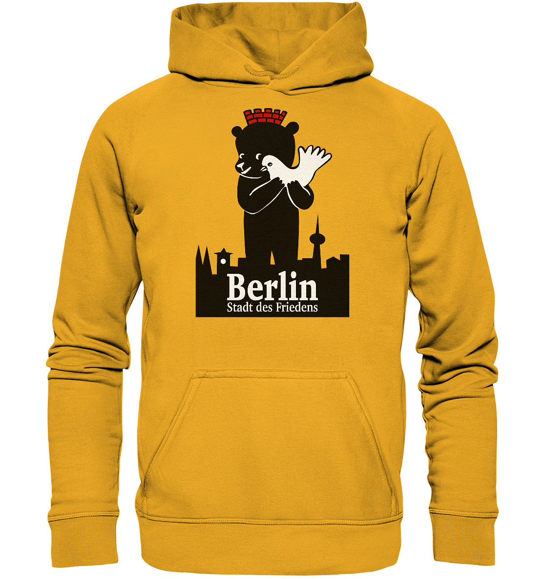 DDR Ostalgie Kapuze / Hoodie Unisex • BERLIN - STADT DES FRIEDENS - PLAKAT 1984
