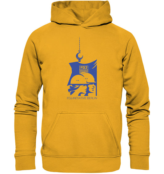 DDR Ostalgie Kapuze / Hoodie Unisex • FDJ-INITIATIVE BERLIN