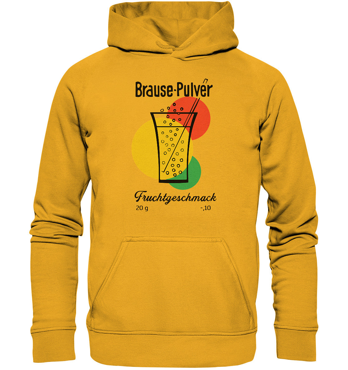DDR Ostalgie Kapuze / Hoodie Unisex • BRAUSE-PULVER FRUCHTGESCHMACK