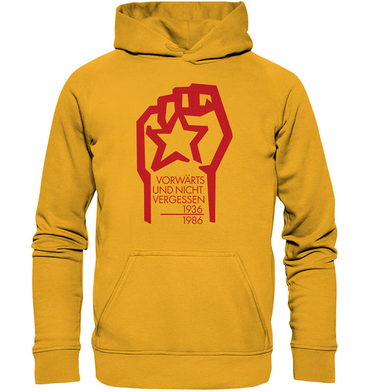 DDR Ostalgie Kapuze / Hoodie Unisex • 1936-1986 SPANISCHER BÜRGERKRIEG