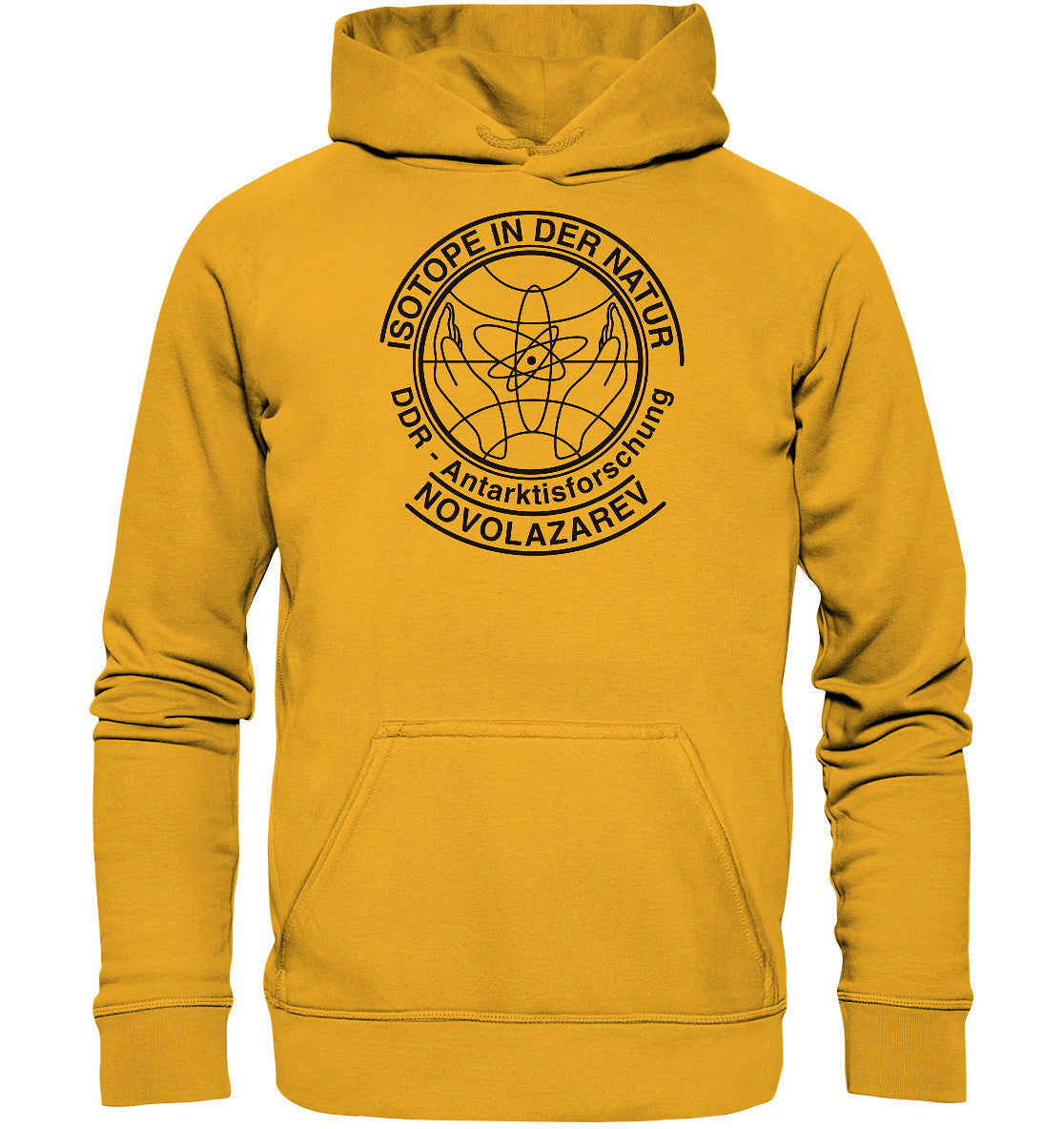 DDR Ostalgie Kapuze / Hoodie Unisex • ISOTOPE IN DER NATUR, DDR-ANTARKTISFORSCHUNG