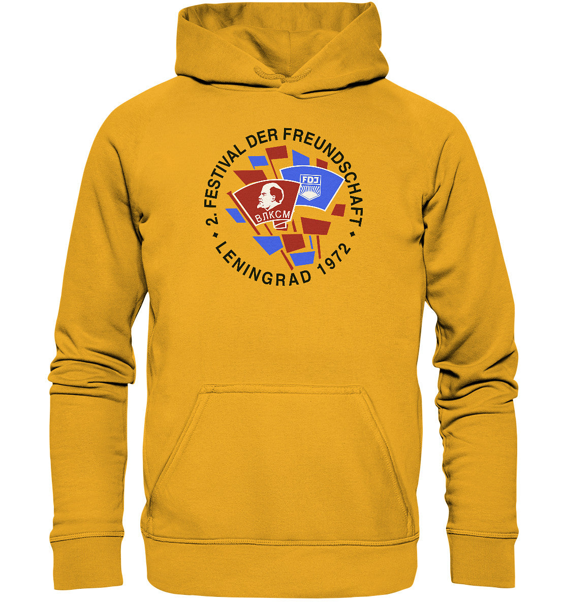 DDR Ostalgie Kapuze / Hoodie Unisex • 2. FESTIVAL DER FREUNDSCHAFT - LENINGRAD