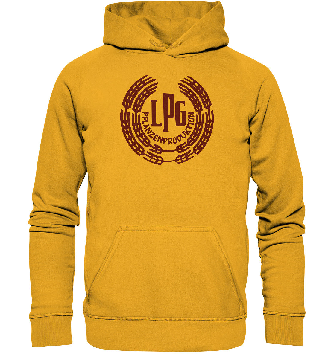 DDR Ostalgie Kapuze / Hoodie Unisex • LPG PFLANZENPRODUKTION - HELL