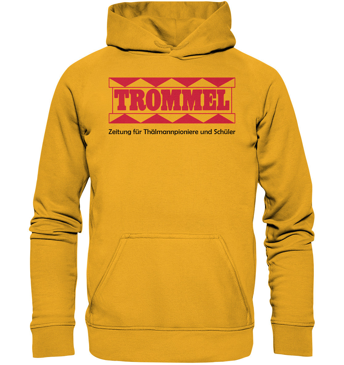 DDR Ostalgie Kapuze / Hoodie Unisex • PIONIERZEITUNG TROMMEL