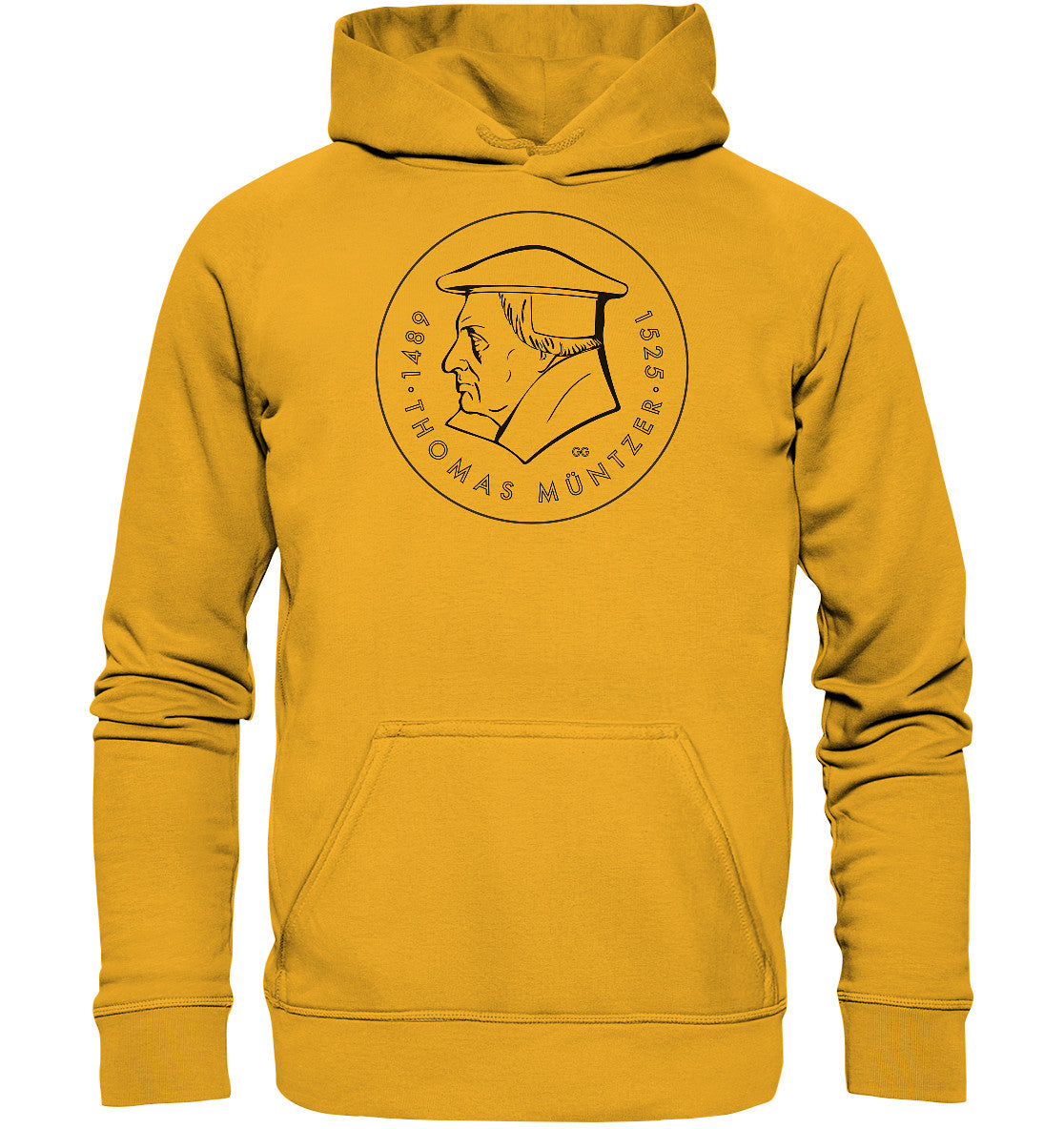 DDR Ostalgie Kapuze / Hoodie Unisex • THOMAS MÜNTZER - DDR MÜNZE