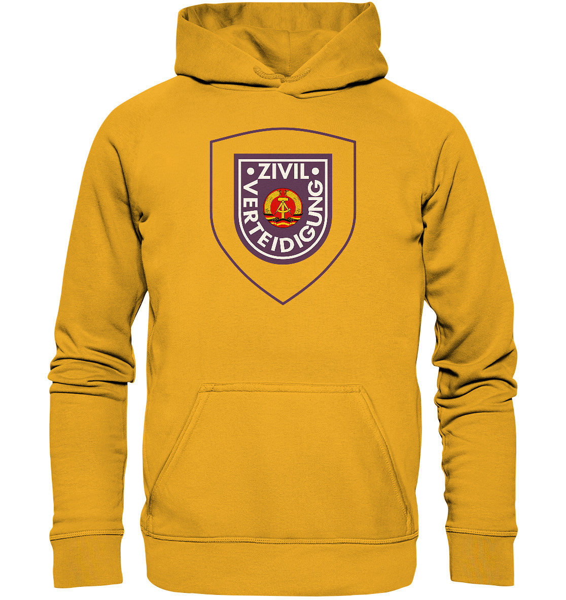 DDR Ostalgie Kapuze / Hoodie Unisex • DDR ZIVILVERTEIDIGUNG