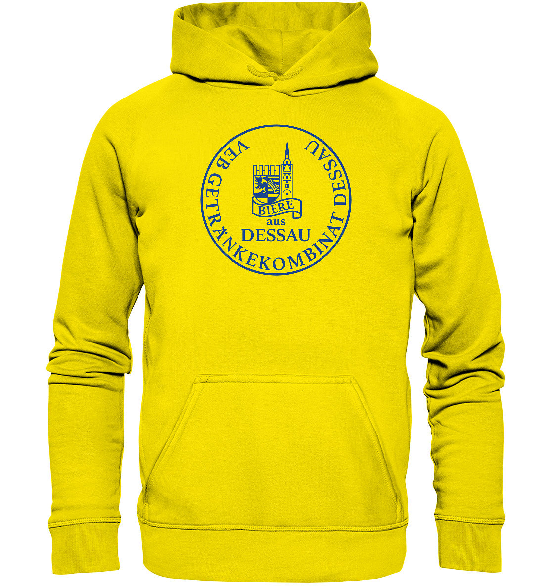 DDR Ostalgie Kapuze / Hoodie Unisex • VEB GETRÄNKEKOMBINAT DESSAU BIERE