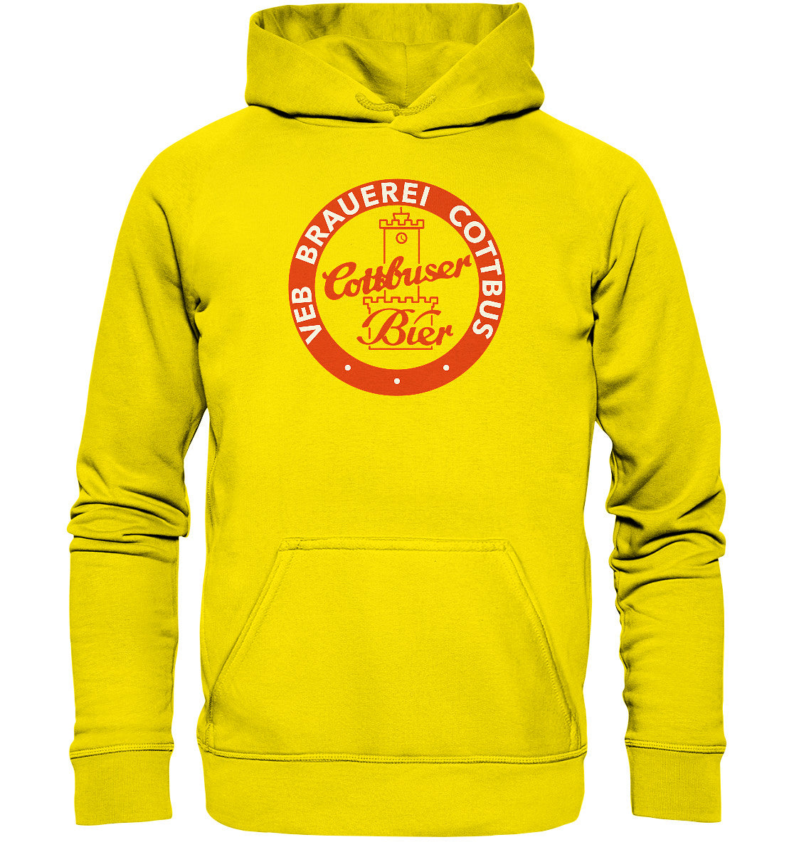 DDR Ostalgie Kapuze / Hoodie Unisex • VEB BRAUEREI COTTBUS