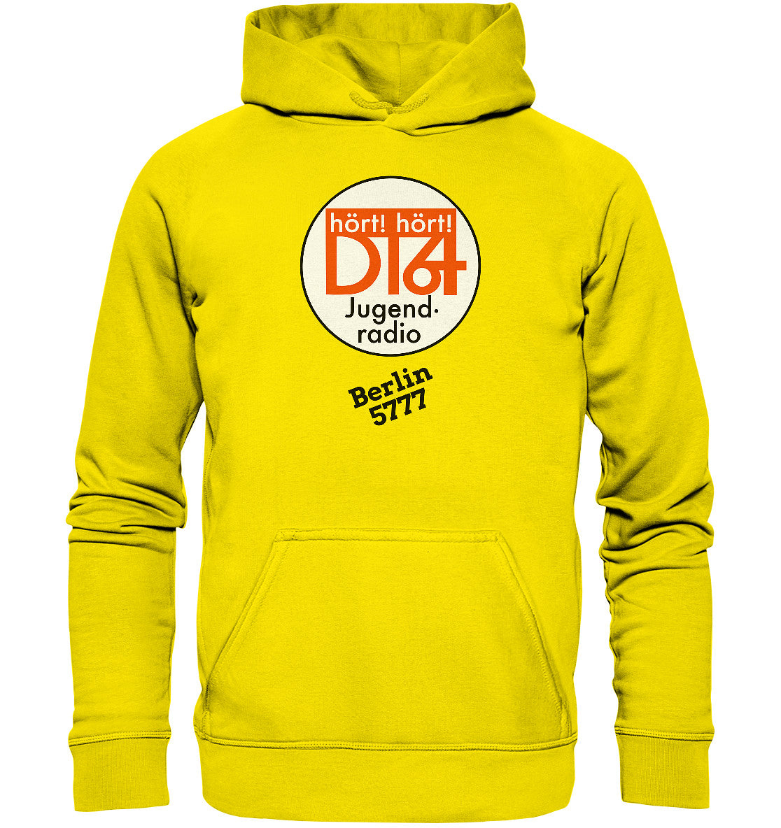 DDR Ostalgie Kapuze / Hoodie Unisex • HÖRT HÖRT! DT64