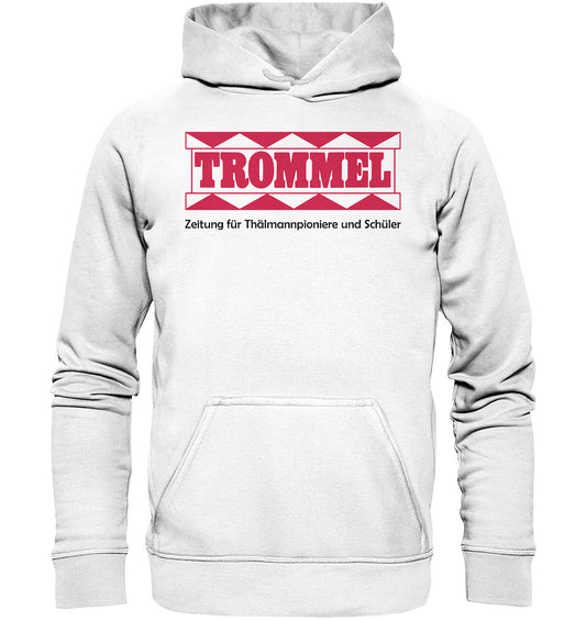 DDR Ostalgie Kapuze / Hoodie Unisex • PIONIERZEITUNG TROMMEL