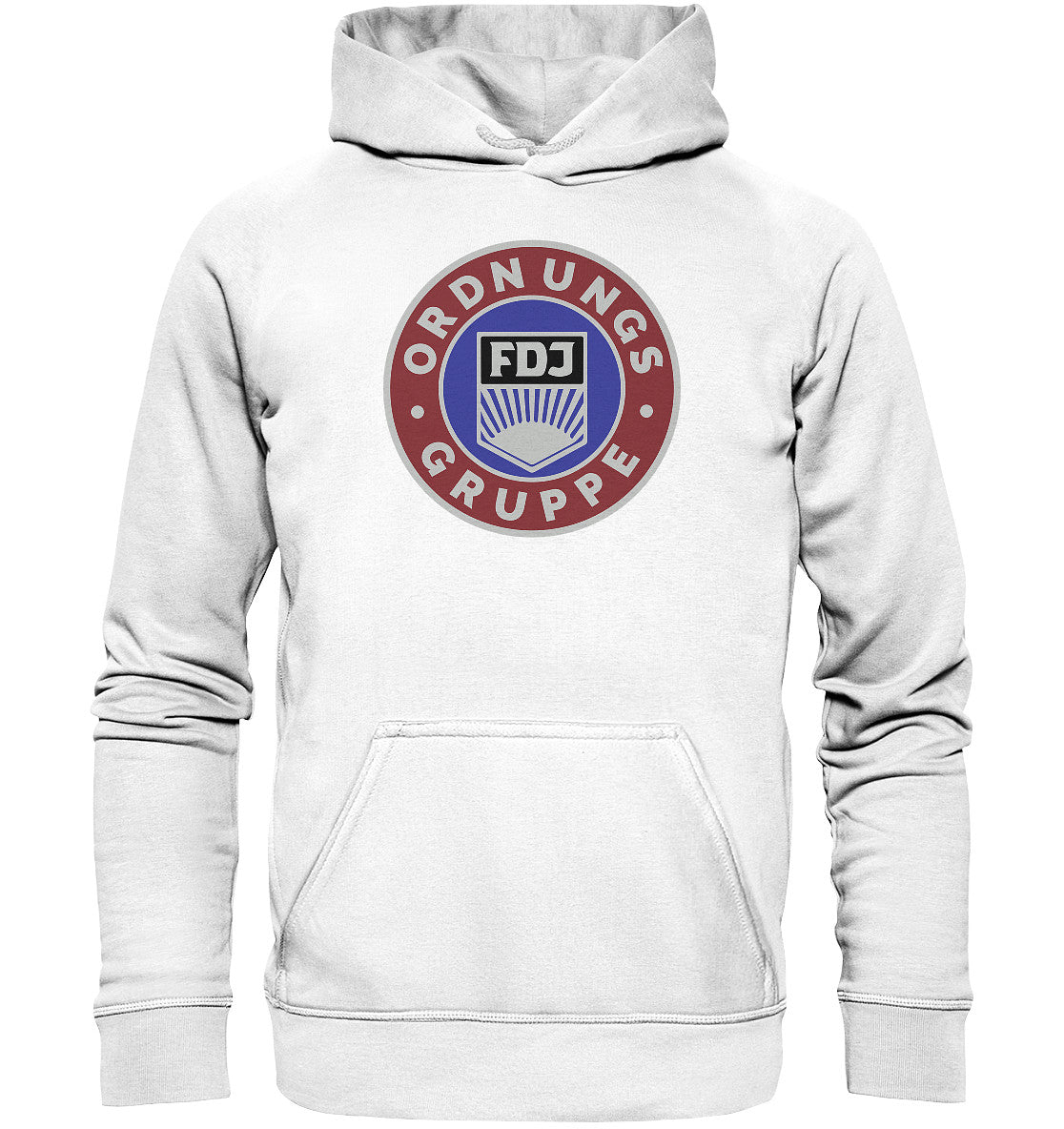 DDR Ostalgie Kapuze / Hoodie Unisex • FDJ ORDNUNGSGRUPPE