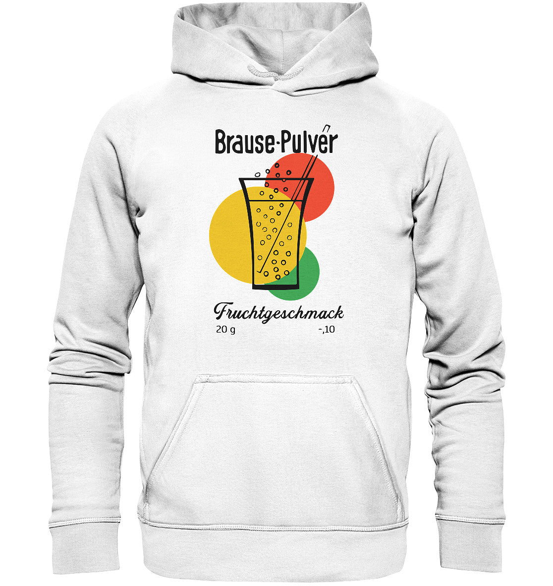DDR Ostalgie Kapuze / Hoodie Unisex • BRAUSE-PULVER FRUCHTGESCHMACK
