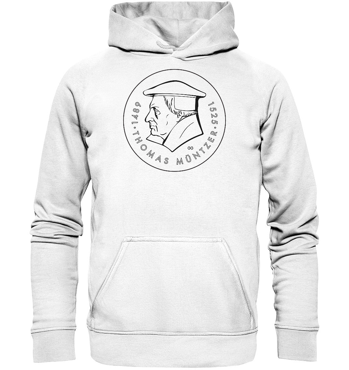 DDR Ostalgie Kapuze / Hoodie Unisex • THOMAS MÜNTZER - DDR MÜNZE