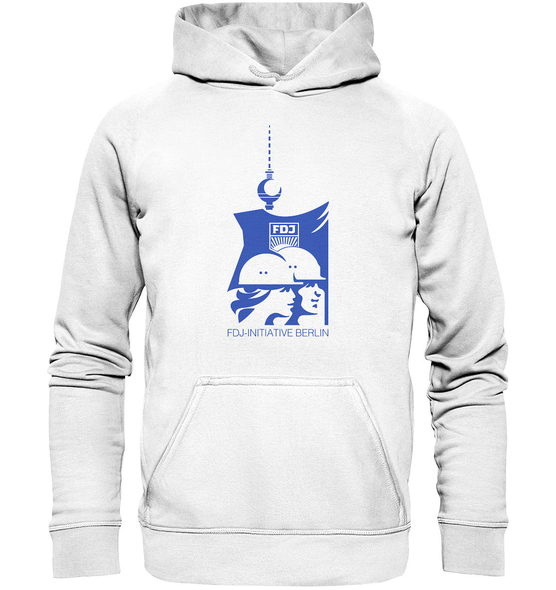 DDR Ostalgie Kapuze / Hoodie Unisex • FDJ-INITIATIVE BERLIN