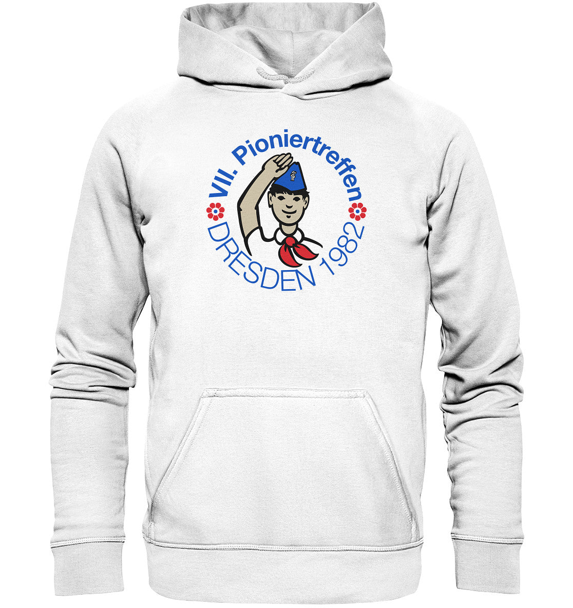 DDR Ostalgie Kapuze / Hoodie Unisex • 7. PIONIERTREFFEN - DRESDEN 1982