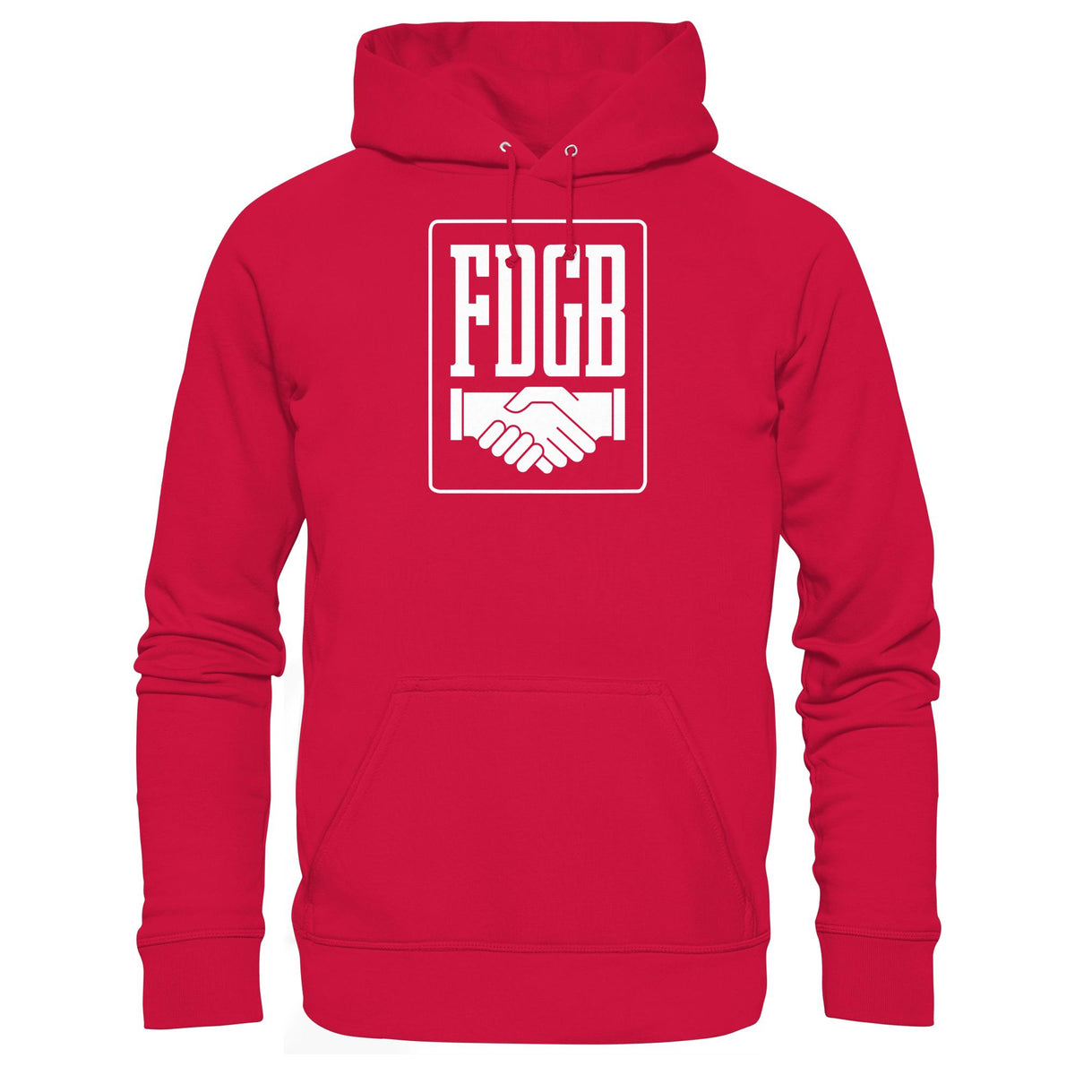 DDR Ostalgie Kapuze / Hoodie Unisex • FDGB - WEISS