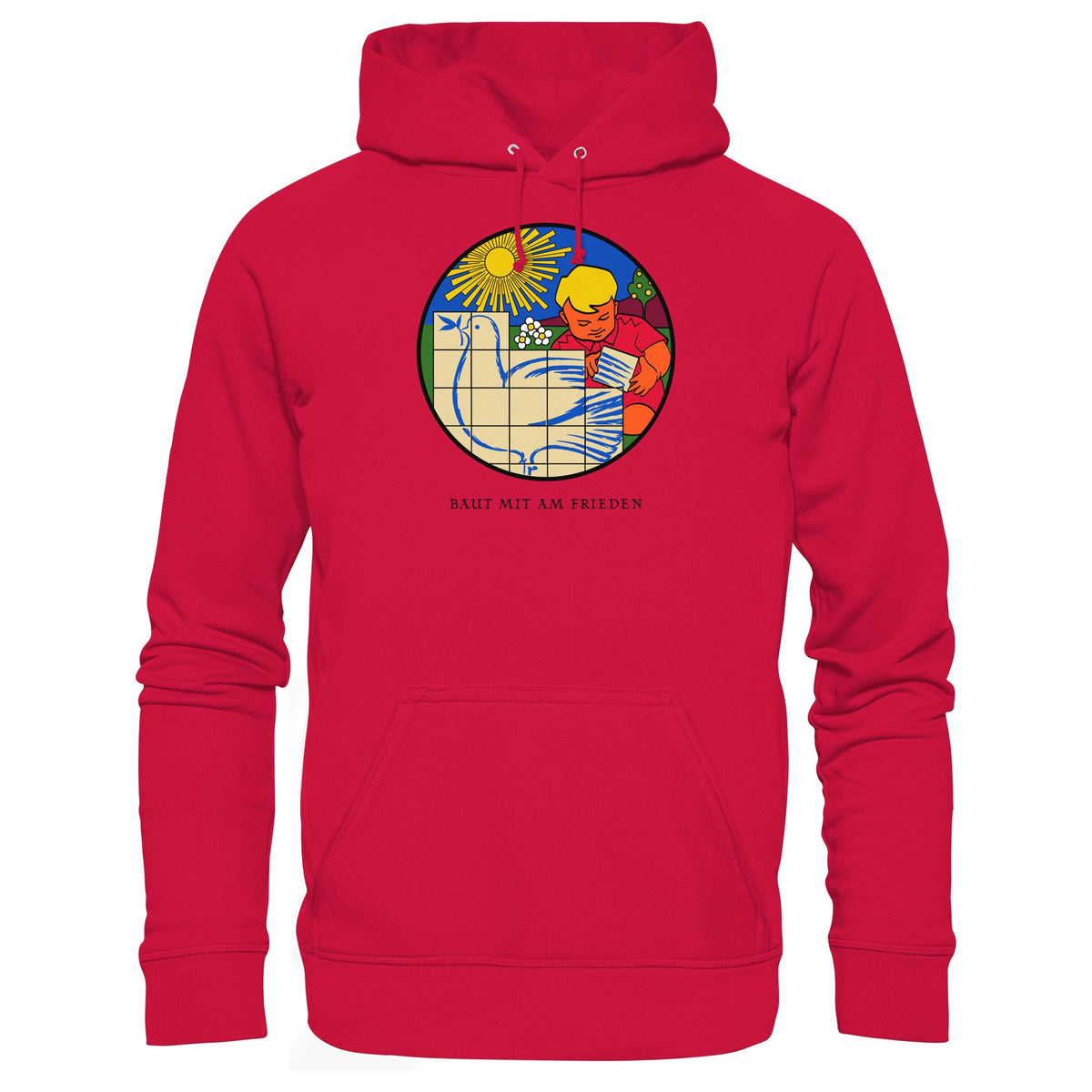 BAUT MIT AM FRIEDEN | DDR Ostalgie Kapuze / Hoodie Unisex