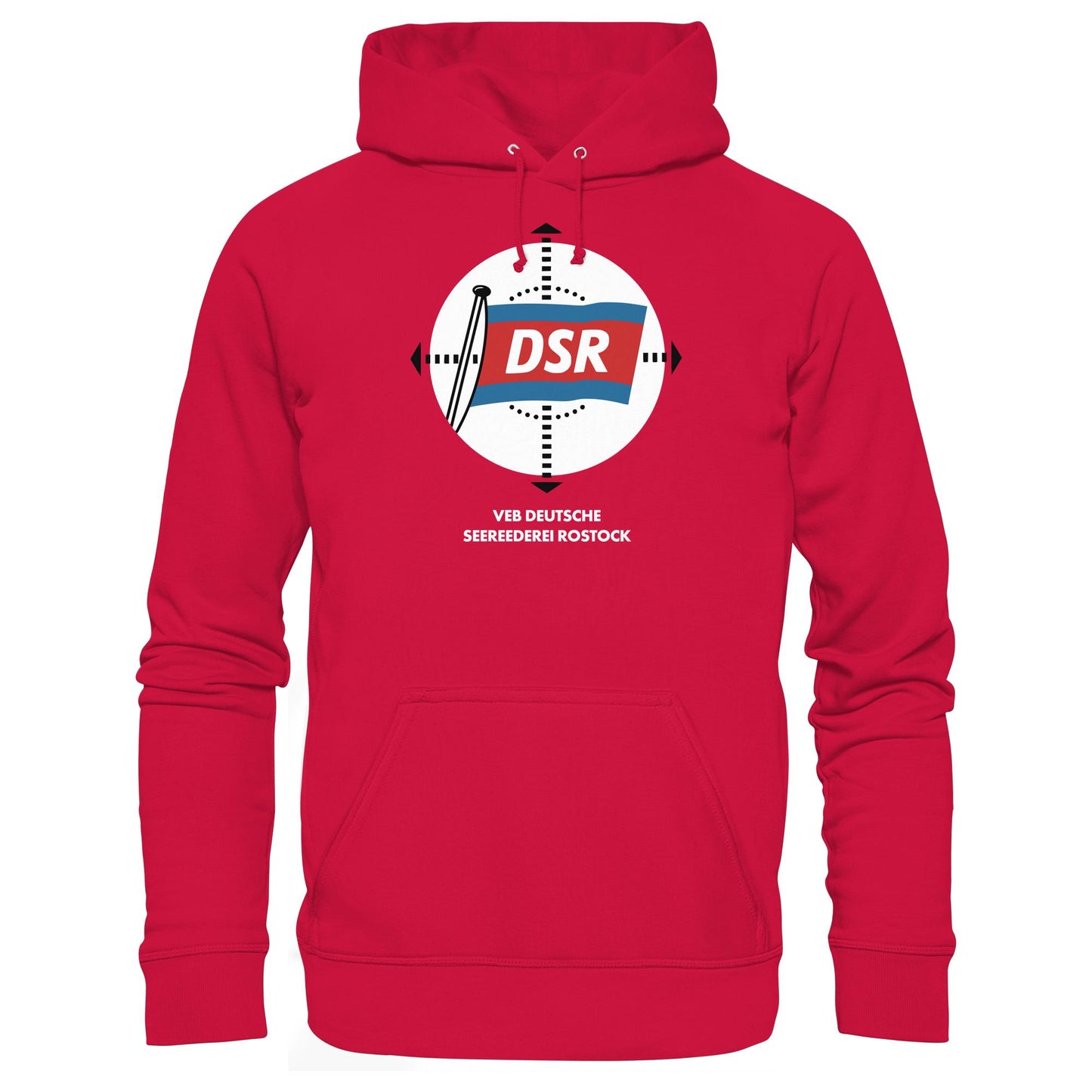 DDR Ostalgie Kapuze / Hoodie Unisex • DSR - VEB DEUTSCHE SEEREEDEREI ROSTOCK