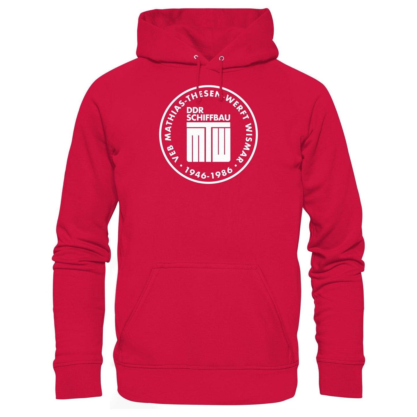 DDR Ostalgie Kapuze / Hoodie Unisex • MATHIAS-THESEN-WERFT WISMAR