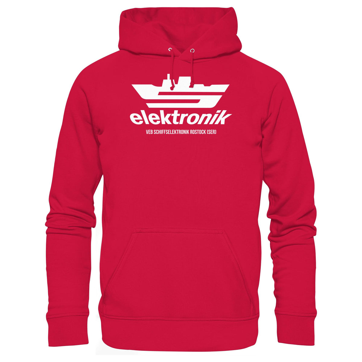 DDR Ostalgie Kapuze / Hoodie Unisex • VEB SCHIFFSELEKTRONIK ROSTOCK