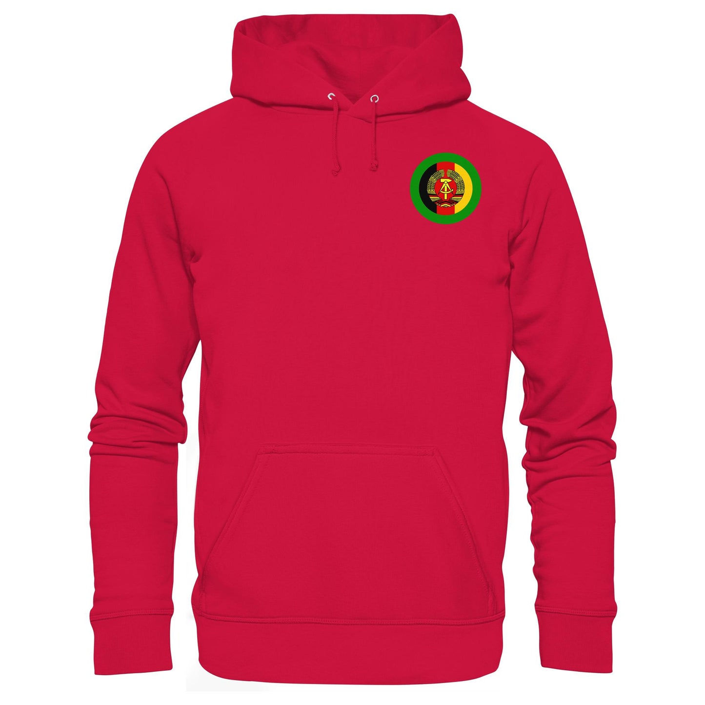 DDR Ostalgie Kapuze / Hoodie Unisex • NVA GRENZTRUPPEN - BRUST BADGE