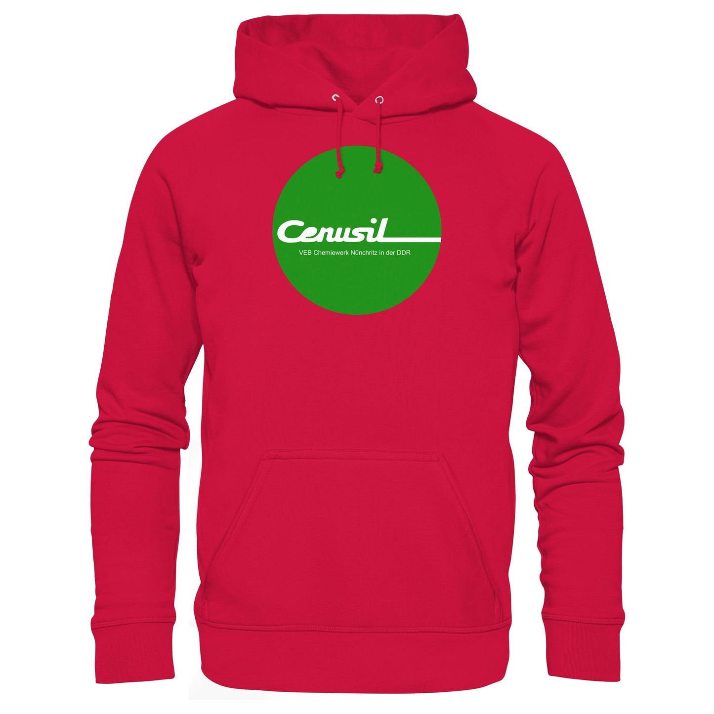 DDR Ostalgie Kapuze / Hoodie Unisex • CENUSIL - VEB CHEMIE NÜNCHRITZ