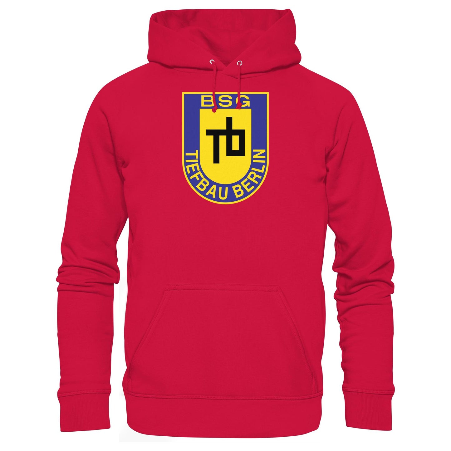 DDR Ostalgie Kapuze / Hoodie Unisex • BSG TB TIEFBAU BERLIN