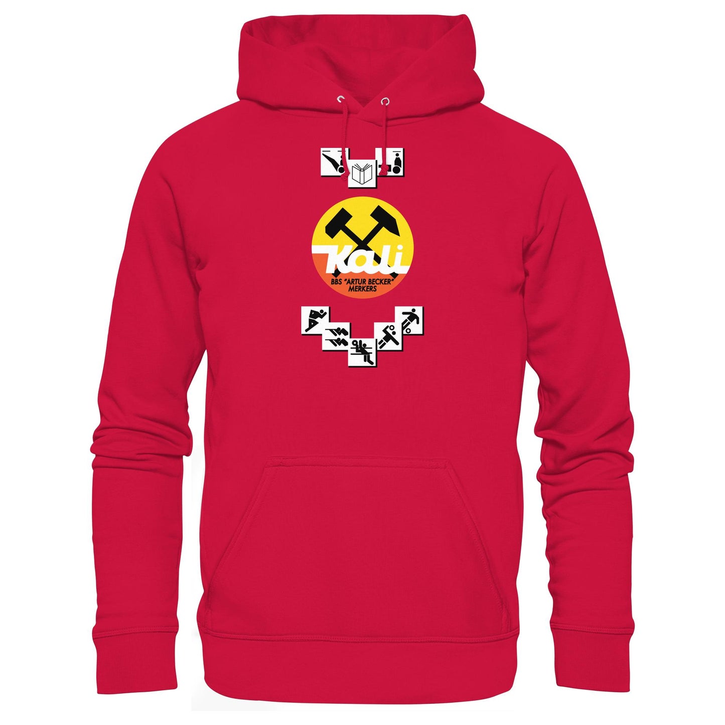 DDR Ostalgie Kapuze / Hoodie Unisex • BBS KALI ARTUR BECKER - MERKERS