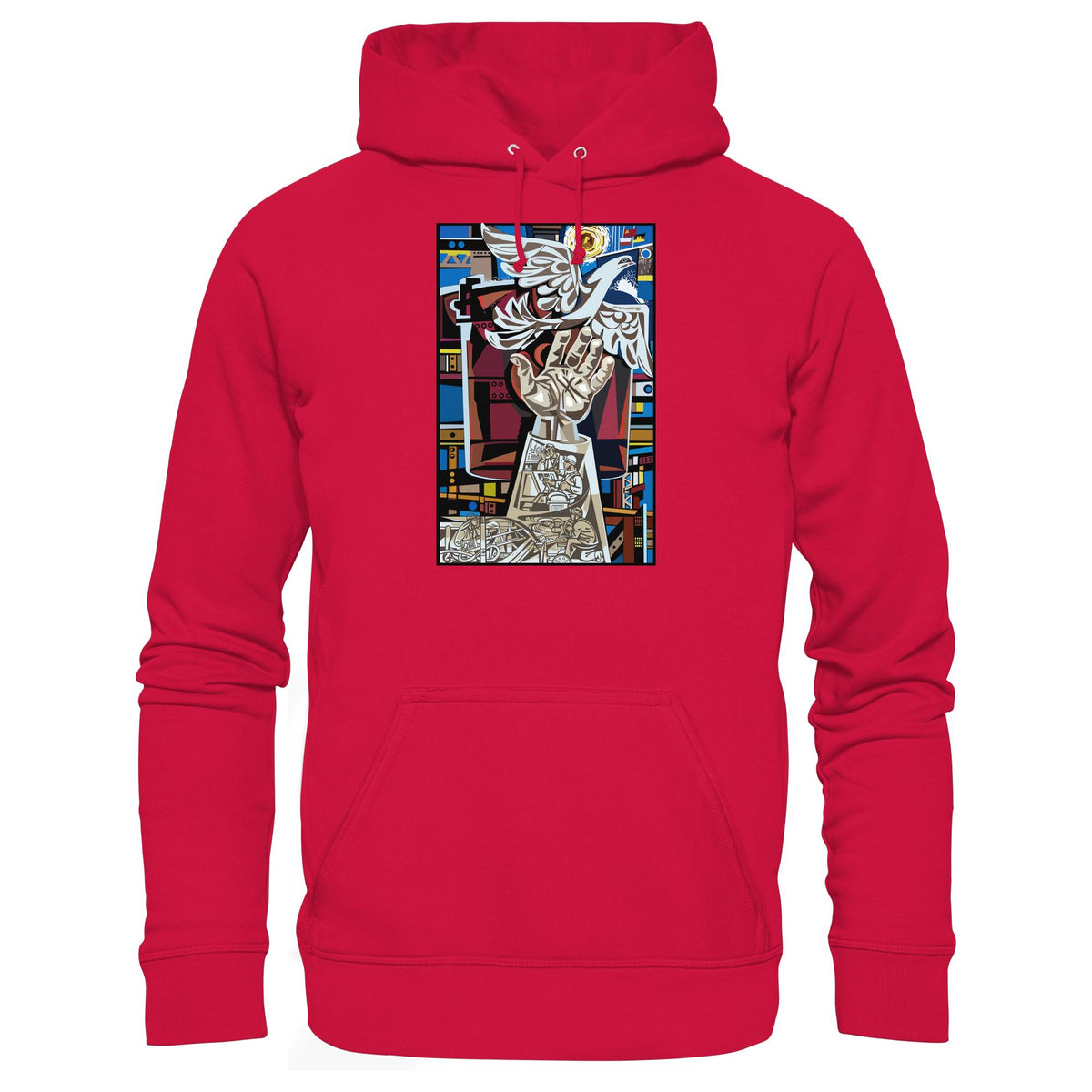DDR Ostalgie Kapuze / Hoodie Unisex • WALTER WOMACKA - MOSAIK MAGISTRALE EISENHÜTTENSTADT (1965)
