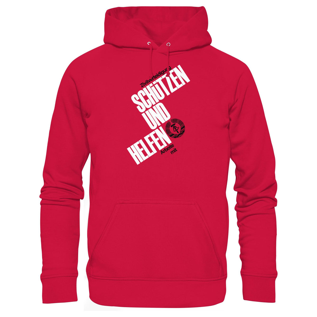 DDR-ZIVILVERTEIDIGUNG (ORIGINAL-PLAKAT) | DDR Ostalgie Kapuze / Hoodie Unisex