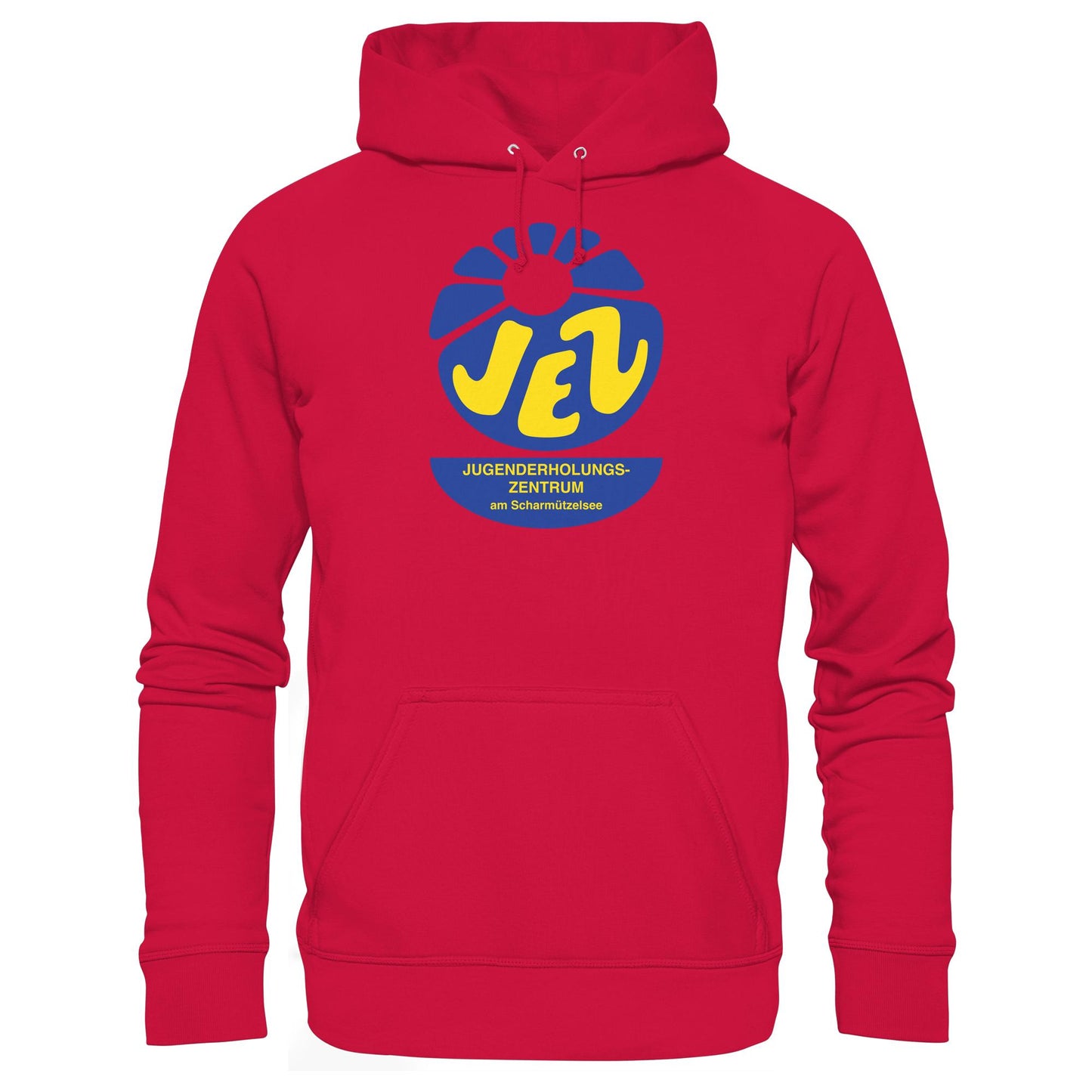 DDR Ostalgie Kapuze / Hoodie Unisex • JEZ - JUGENDERHOLUNGSZENTRUM SCHARMÜTZELSEE