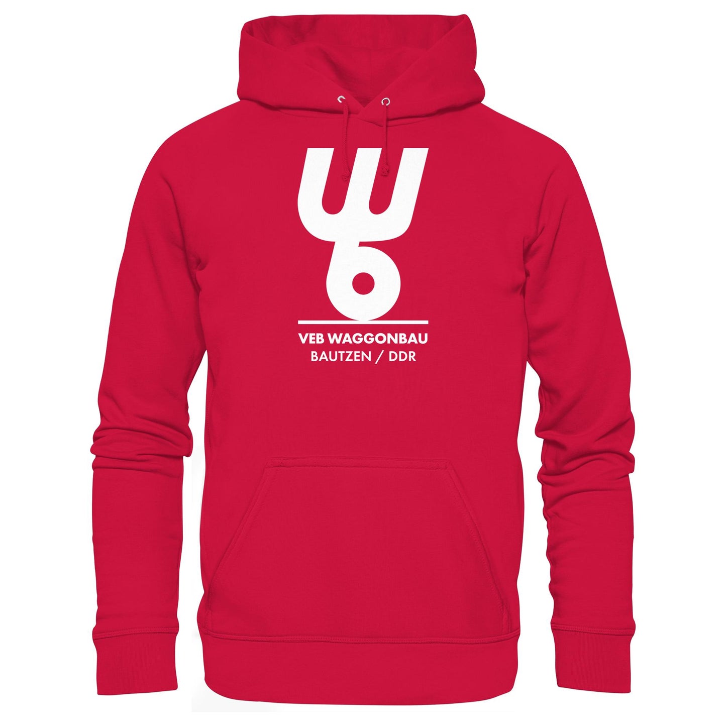 DDR Ostalgie Kapuze / Hoodie Unisex • VEB WAGGONBAU BAUTZEN
